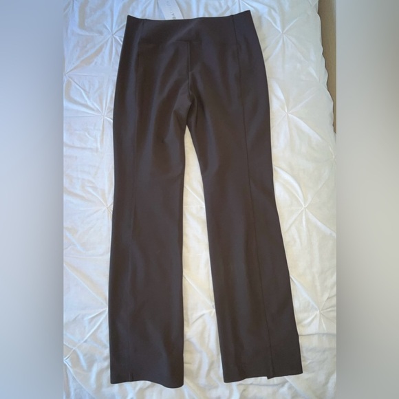 NWT Athleta Move Easy Split-Hem Chocolate Brown Straight Leg Stretchy Pant SZ 12 - Picture 7 of 13